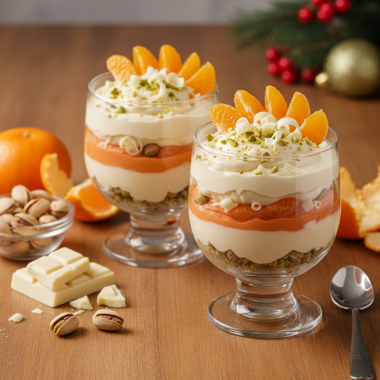 Великолепный праздничный мусс «Мандариновый восторг»