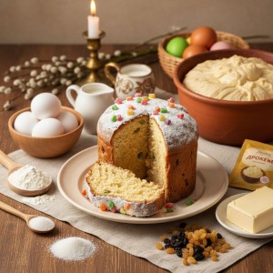 Пасхальный кулич из блендера